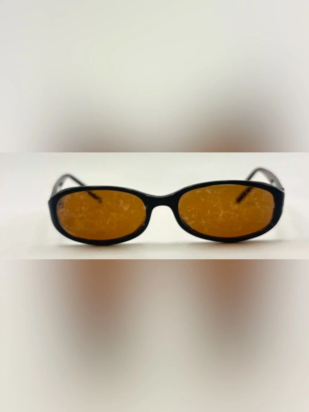 SG806 Black Brown Oval Sunglasses Frames Only